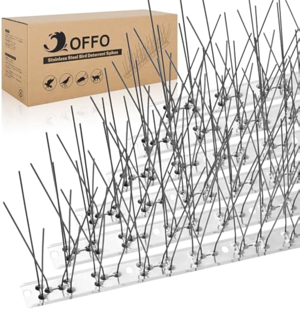 Pre-assembled bird spikes