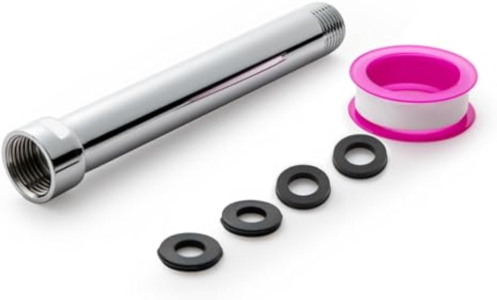 Shower head extension arm