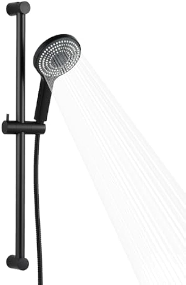 Shower slide bar combo set