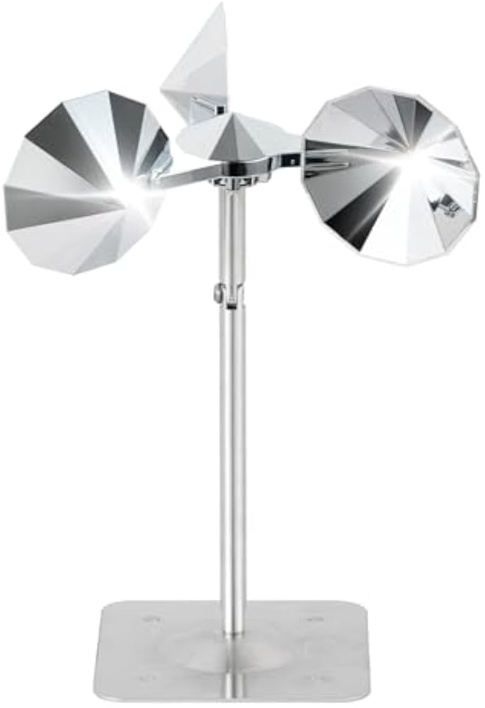 Reflective rotating bird scarer