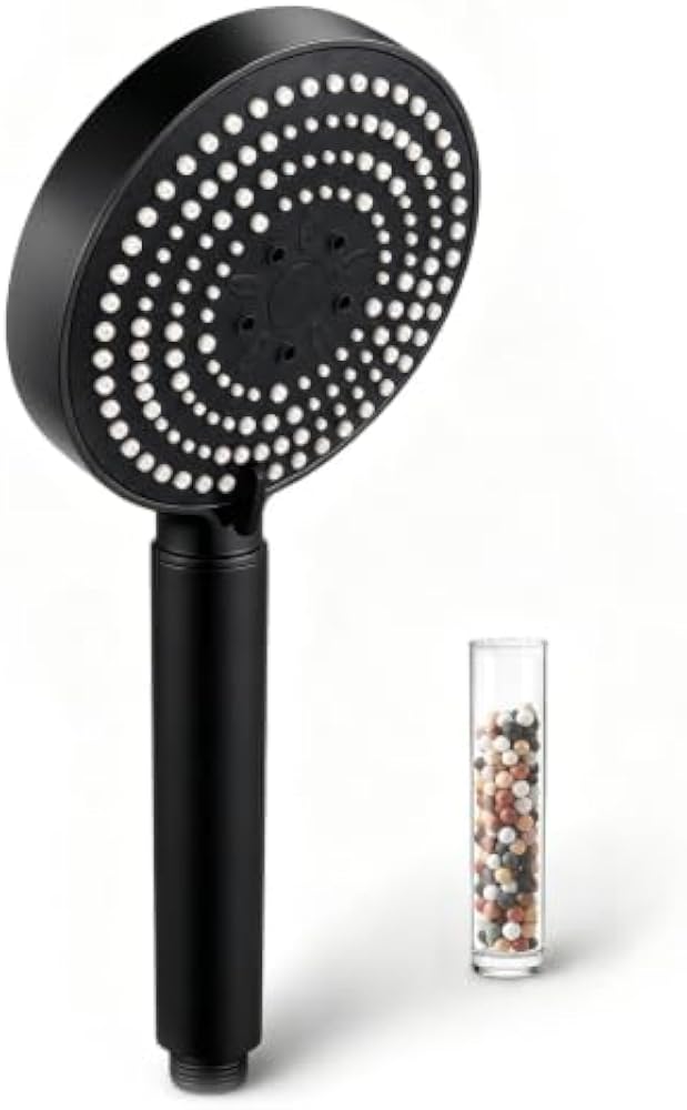 Filtered handheld shower head